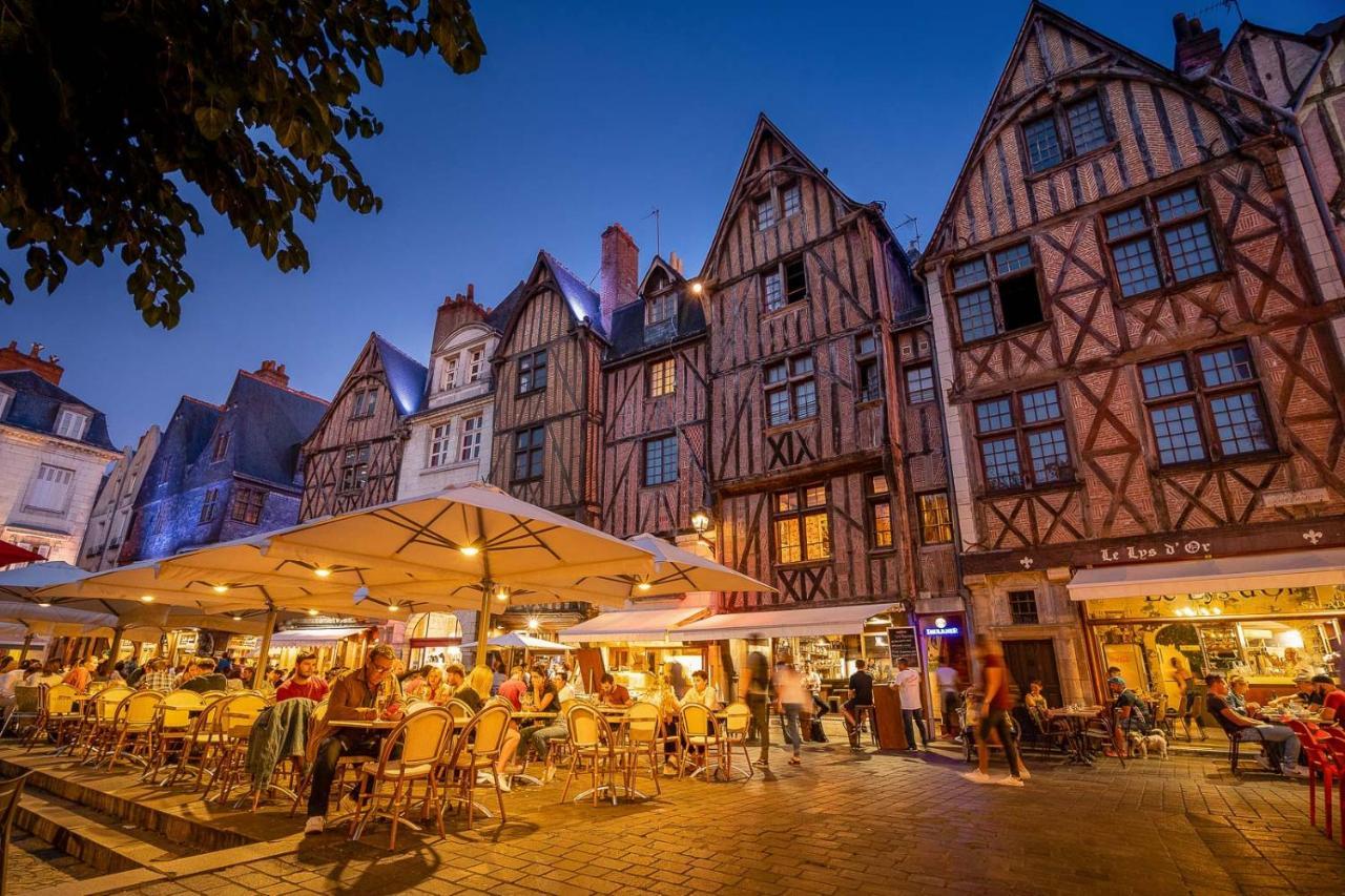 Maison Tourangelle Chic & Cosy Avec Cour Tours Esterno foto